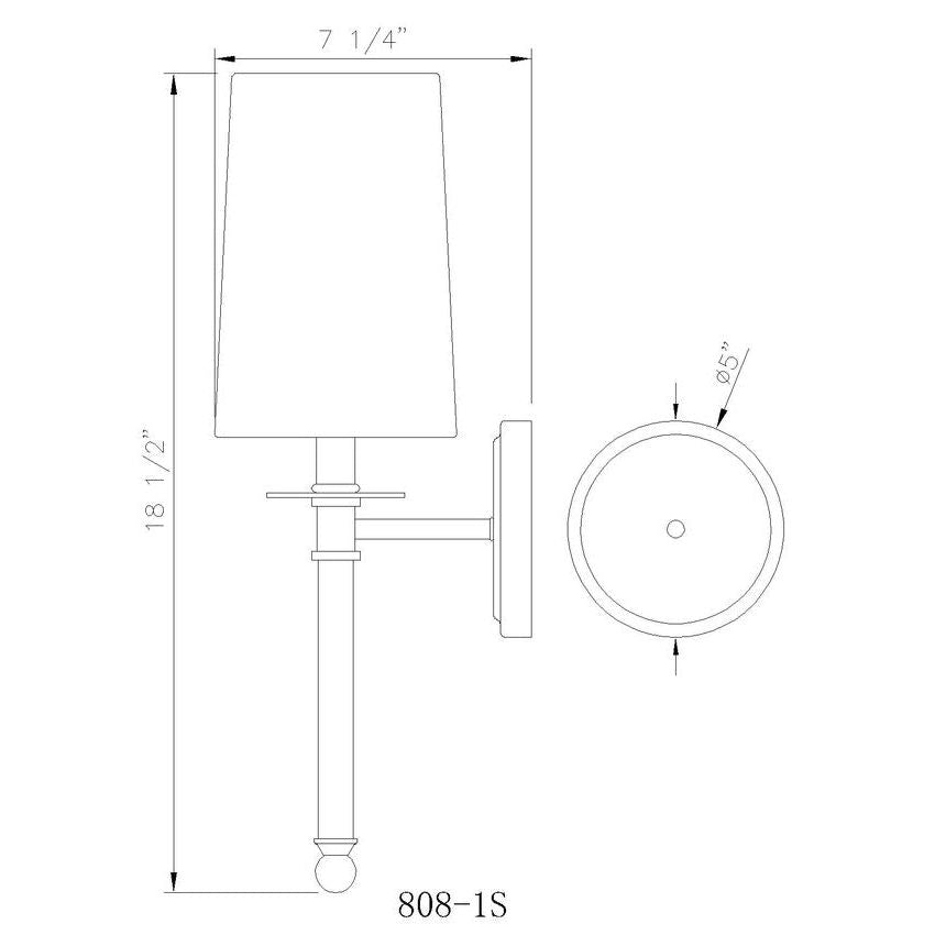 Mila 1-Light Wall Sconce