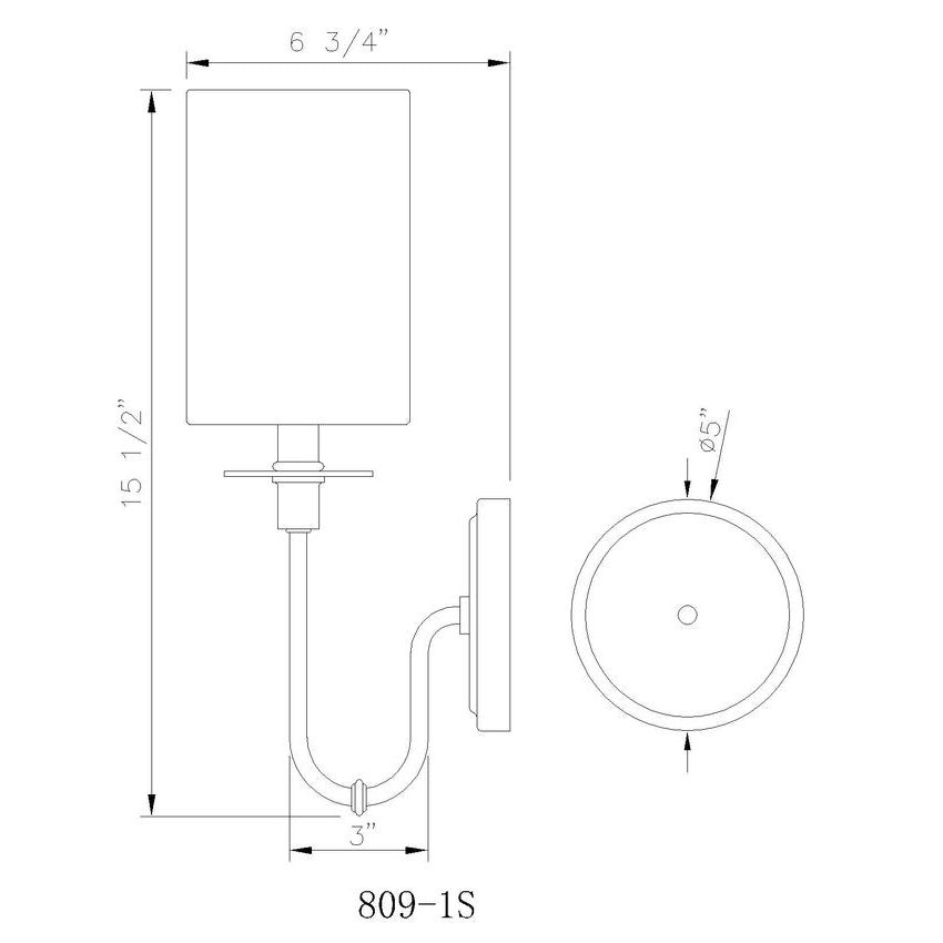 Ella 1-Light Wall Sconce