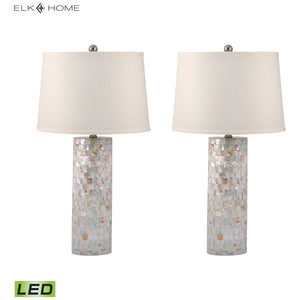 Mother of Pearl 28" High 2-Light Table Lamp (Set of 2)