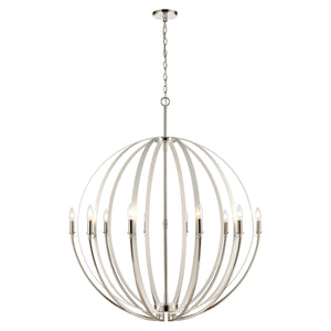 Rotunde 38" Wide 10-Light Chandelier