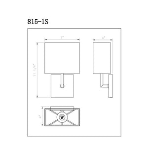 Saxon 1-Light Wall Sconce