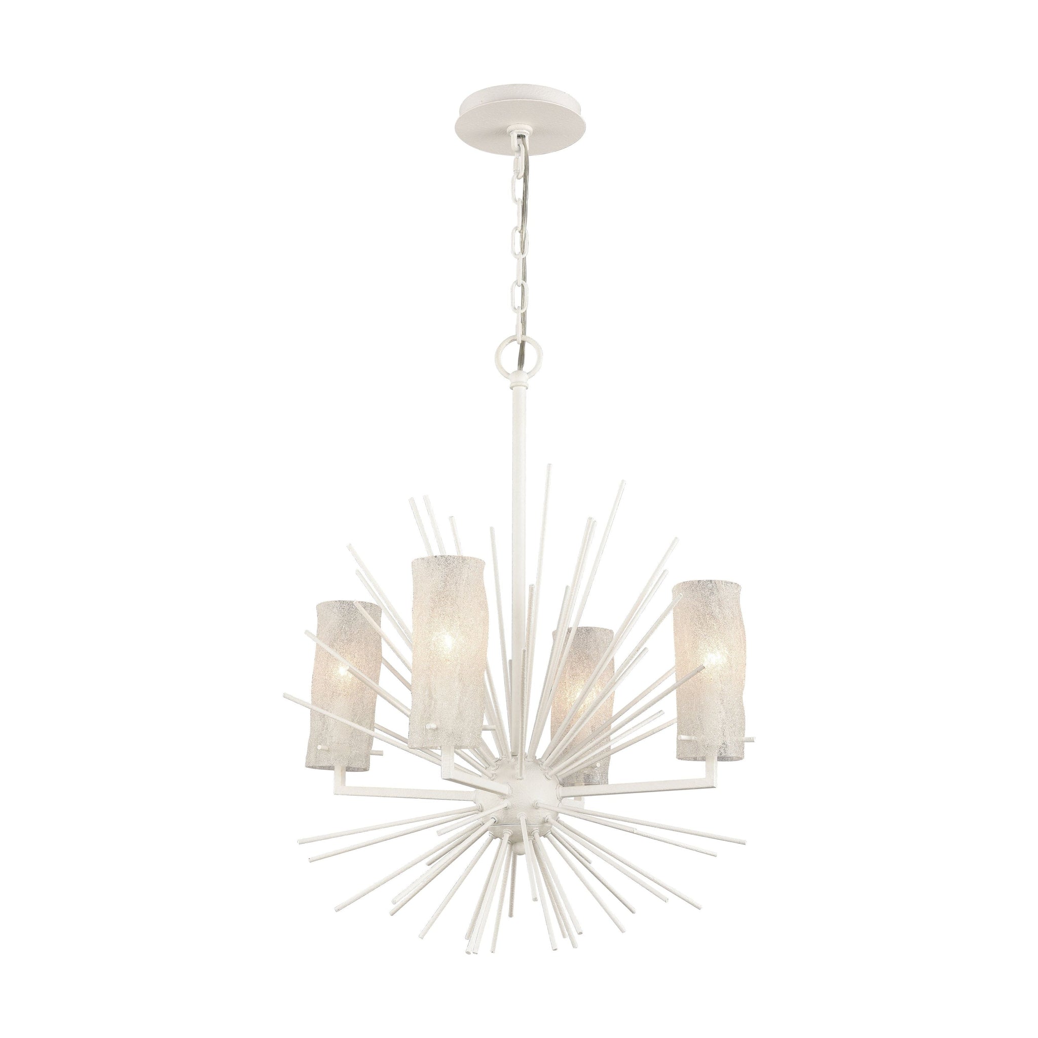 Sea Urchin 20" Wide 4-Light Chandelier