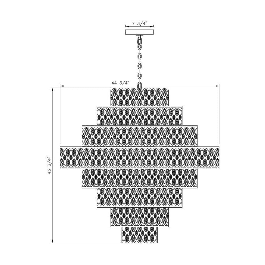 Dealey 25-Light Pendant