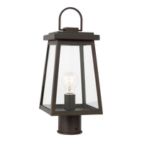 Founders 1-Light Outdoor Post Lantern (with Bulbs)