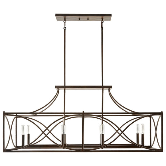 Tybee 8-Light Linear Chandelier