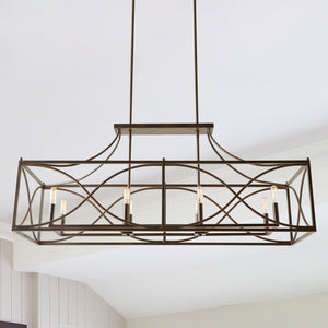 Tybee 8-Light Linear Chandelier