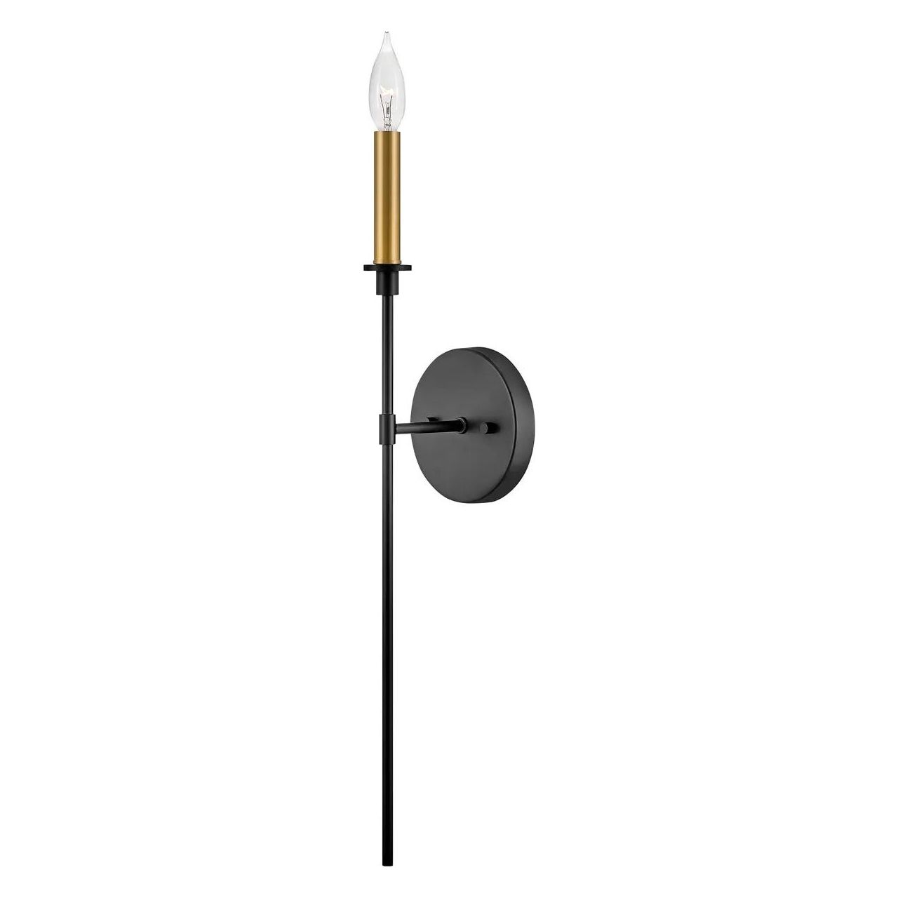 Hux Large Single Light Tall Sconce