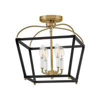 Tate Small Semi-Flush Mount