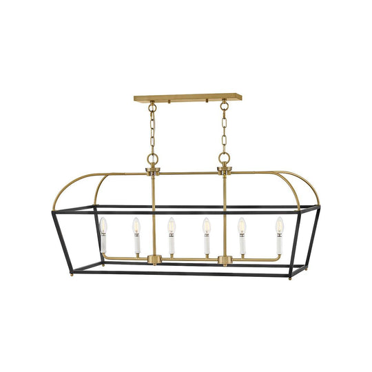 Tate Large Six Light Linear