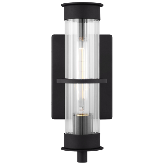Alcona 1-Light Small Outdoor Wall Lantern (with Bulbs)