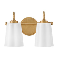 Honey Small Two Light Vanity