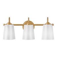 Honey Medium Three Light Vanity