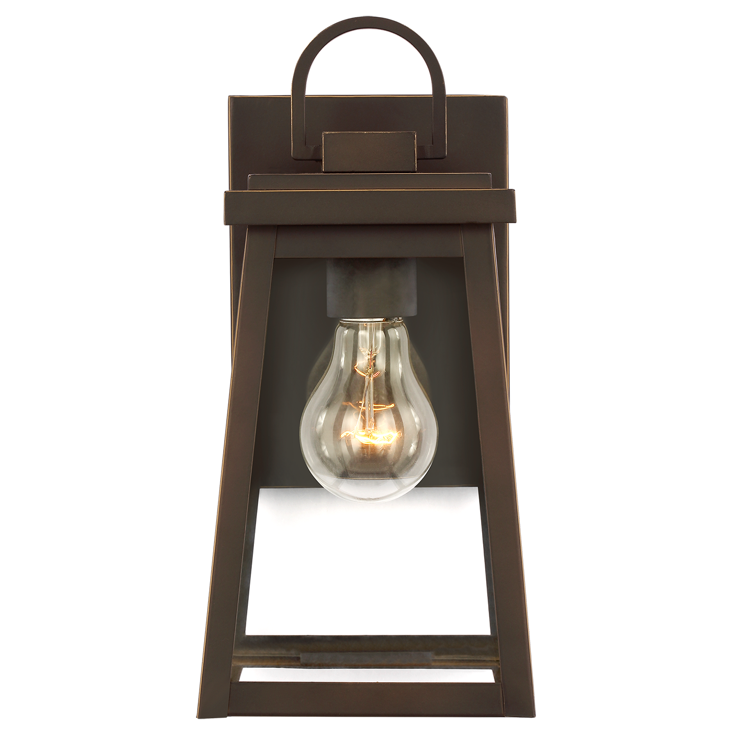 Founders 1-Light Small Outdoor Wall Lantern (with Bulbs)