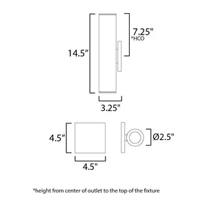 Calibro 15" LED Outdoor Sconce