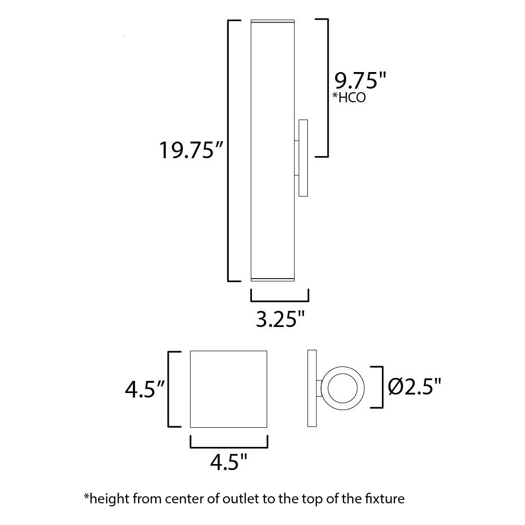 Calibro 20" LED Outdoor Sconce