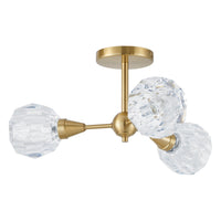 Helena 20" 3-Light Semi-Flush Mount