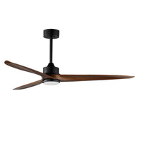 Woodwind 72" Solid Wood Blade Fan with LED Light Kit