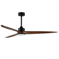 Woodwind 80" Solid Wood Blade Fan with LED Light Kit
