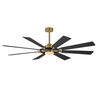 Helm 72" Indoor Fan with LED Light Kit