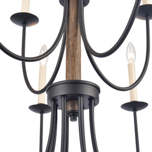 Neville 34" Wide 12-Light Chandelier