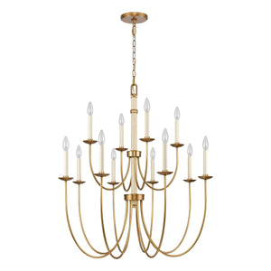 Neville 34" Wide 12-Light Chandelier