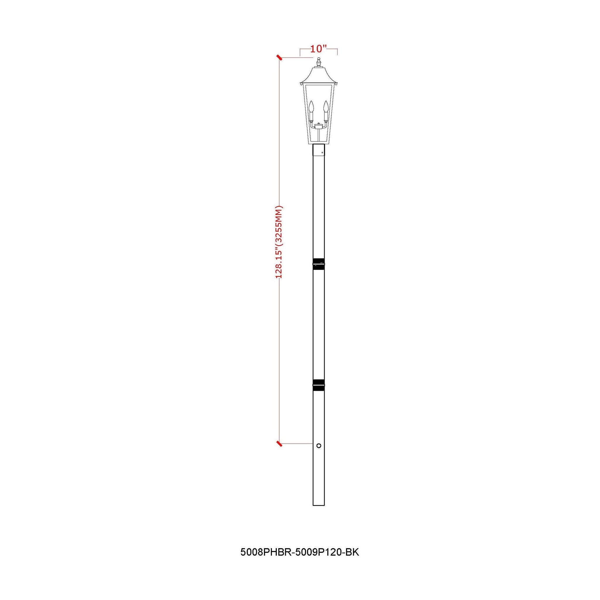 Gannon 3-Light Outdoor Post Mount Fixture