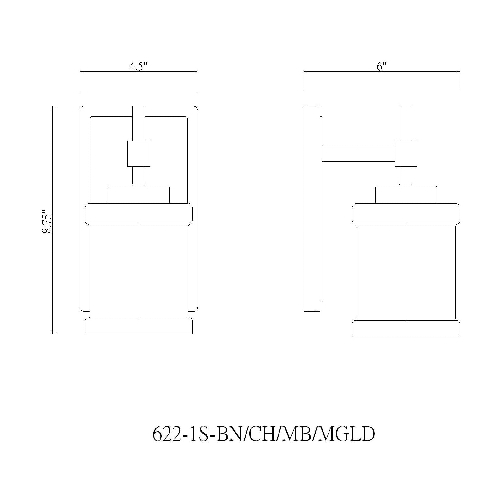 Cadoc 1-Light Wall Sconce