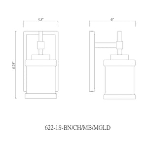 Cadoc 1-Light Wall Sconce