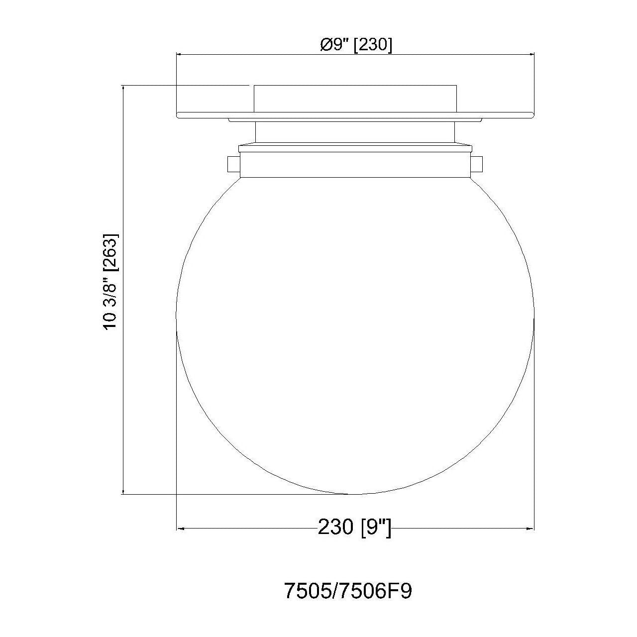 Calhoun 1-Light Flush Mount