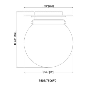 Calhoun 1-Light Flush Mount