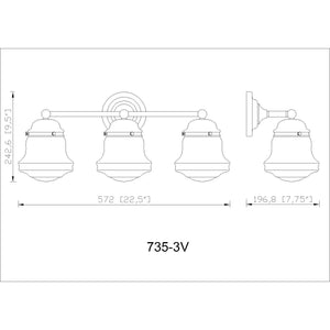 Vaughn 3-Light Vanity