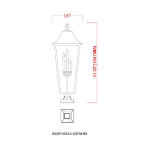 Gannon 5-Light Outdoor Pier Mounted Fixture