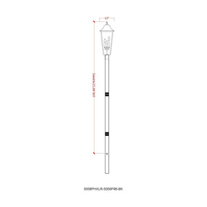 Gannon 3-Light Outdoor Post Mount Fixture