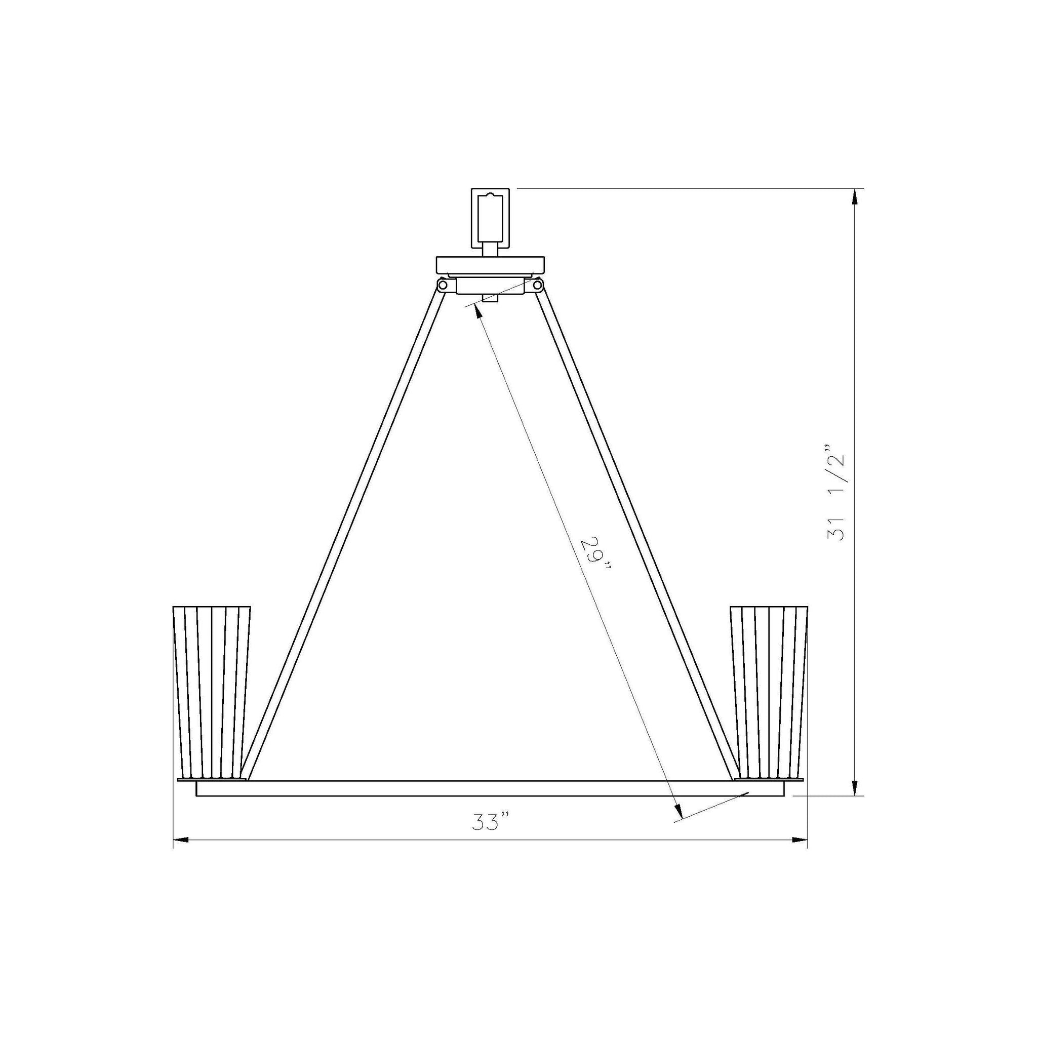 Titus 8-Light Chandelier