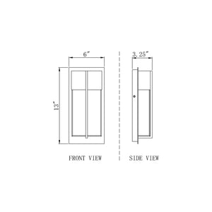 Nyx 2-Light Outdoor Wall Light