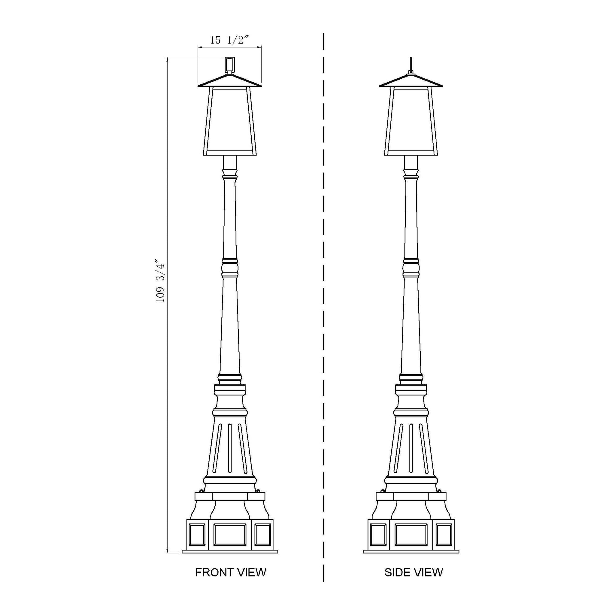 Rainer 5-Light Outdoor Post Mounted Fixture