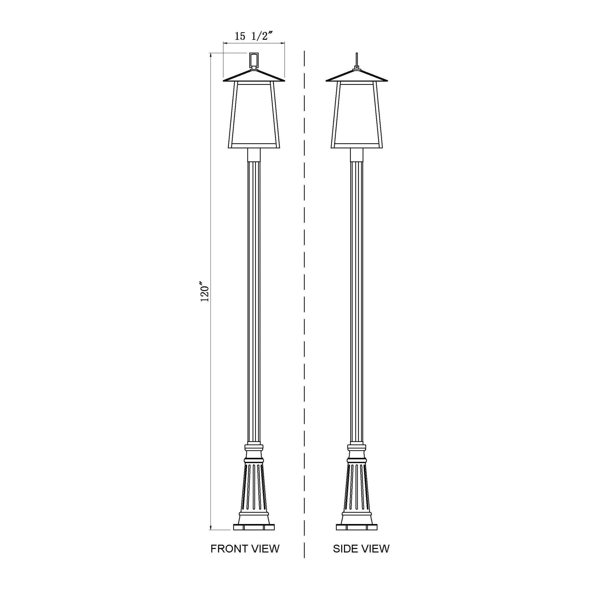 Rainer 5-Light Outdoor Post Mounted Fixture