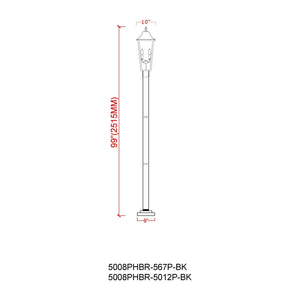 Gannon 3-Light Outdoor Post Mount Fixture