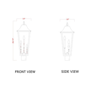 Gannon 3-Light Outdoor Post Mount Fixture