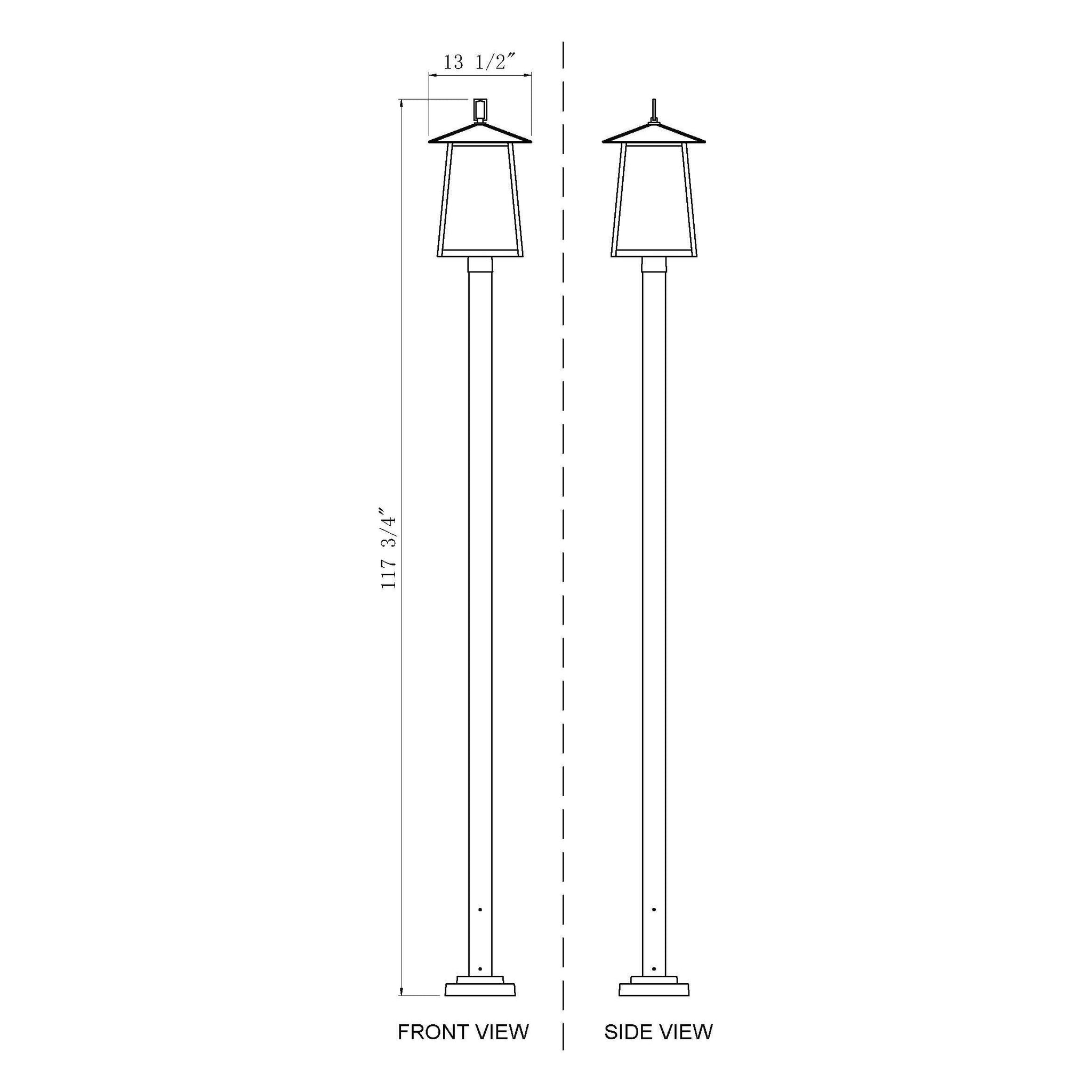 Rainer 4-Light Outdoor Post Mounted Fixture