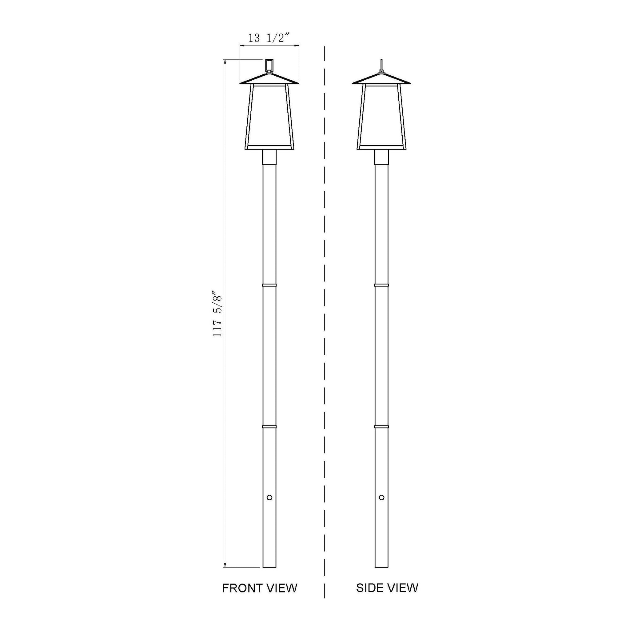 Rainer 4-Light Outdoor Post Mounted Fixture