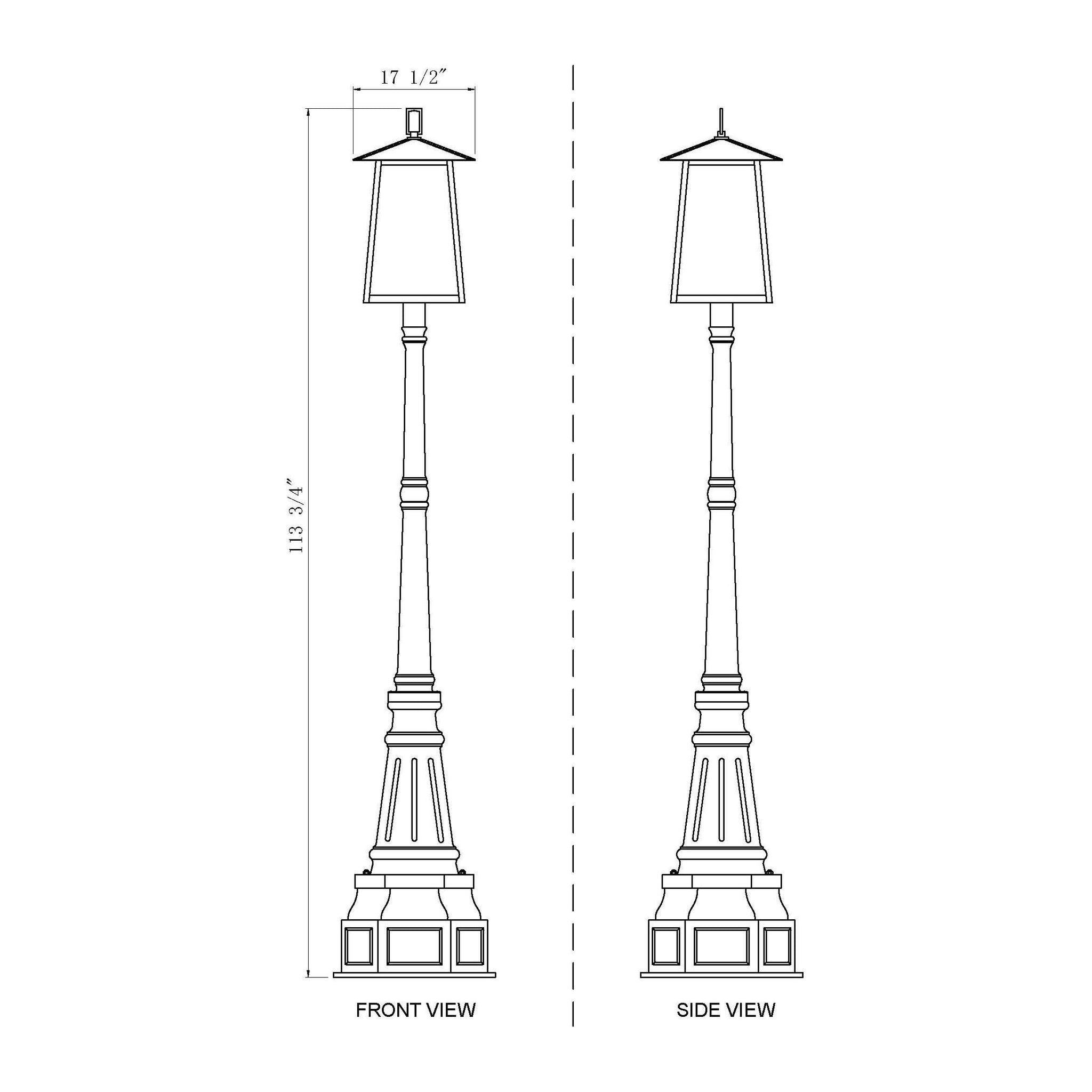 Rainer 6-Light Outdoor Post Mounted Fixture