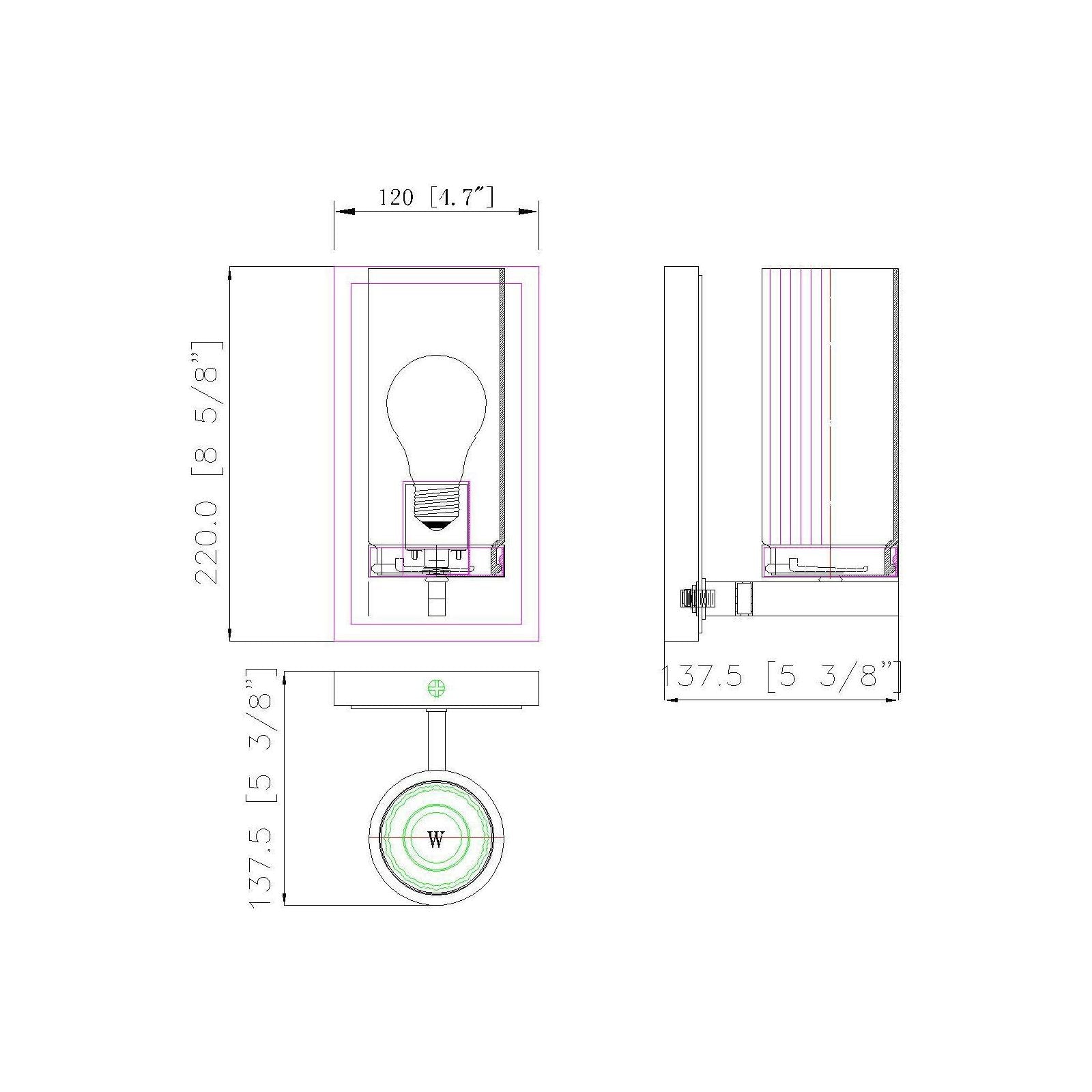 Danica 1-Light Wall Sconce