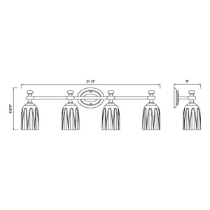 Orion 4-Light Vanity