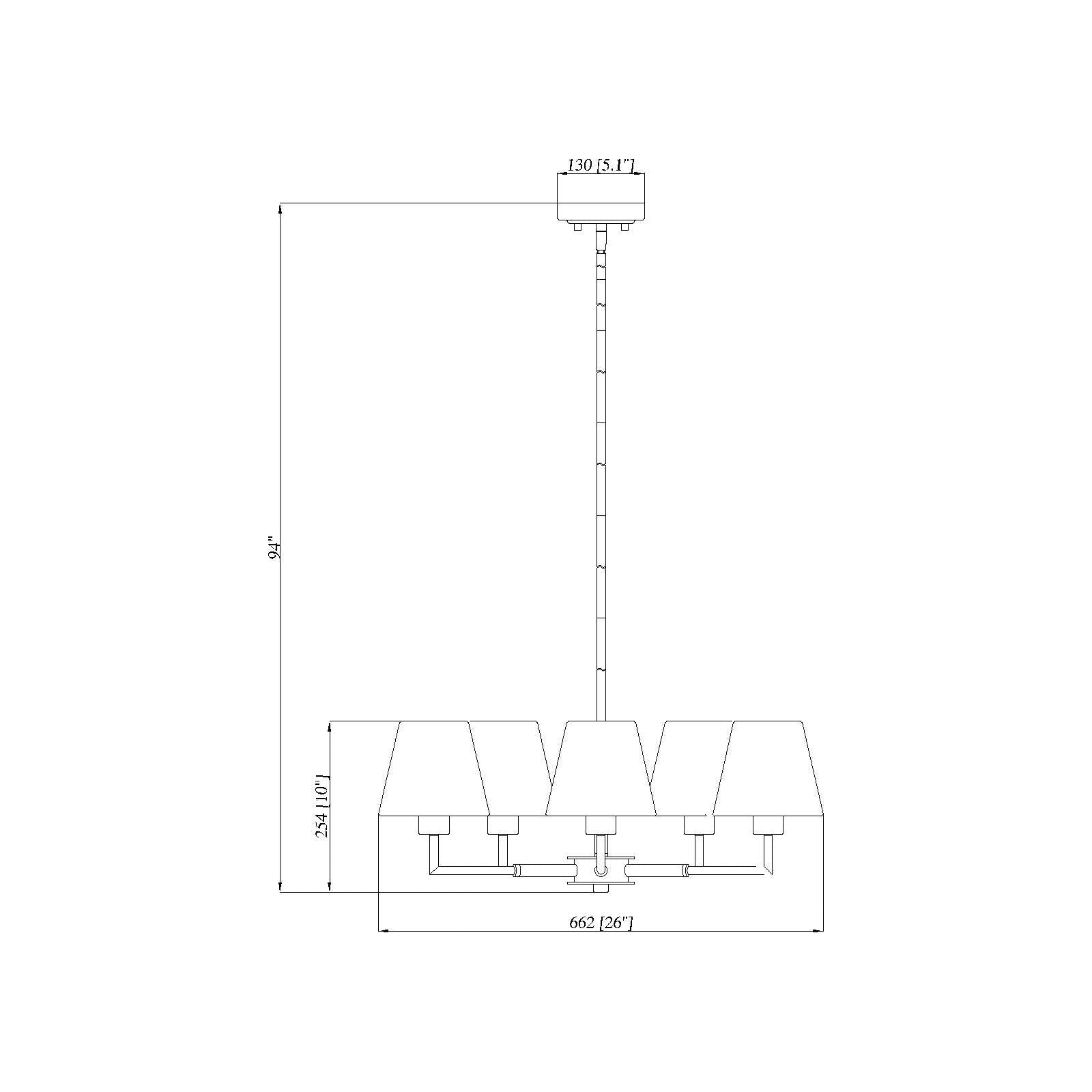 Leila 5-Light Chandelier