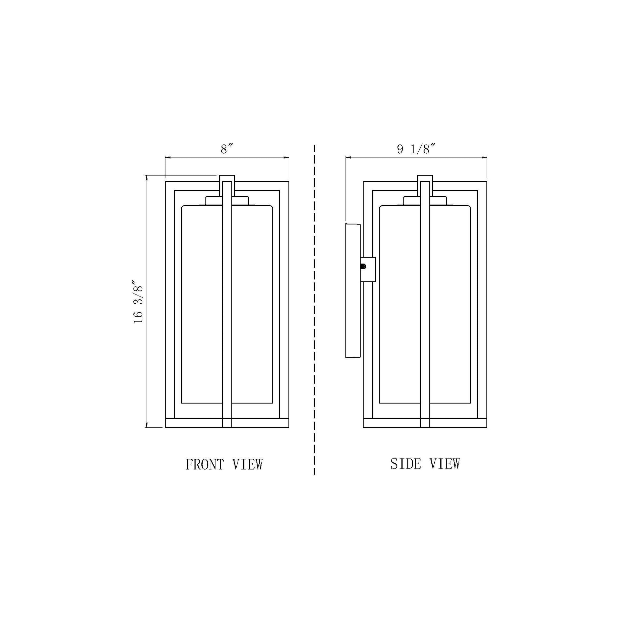 Aura 1-Light Outdoor Wall Light