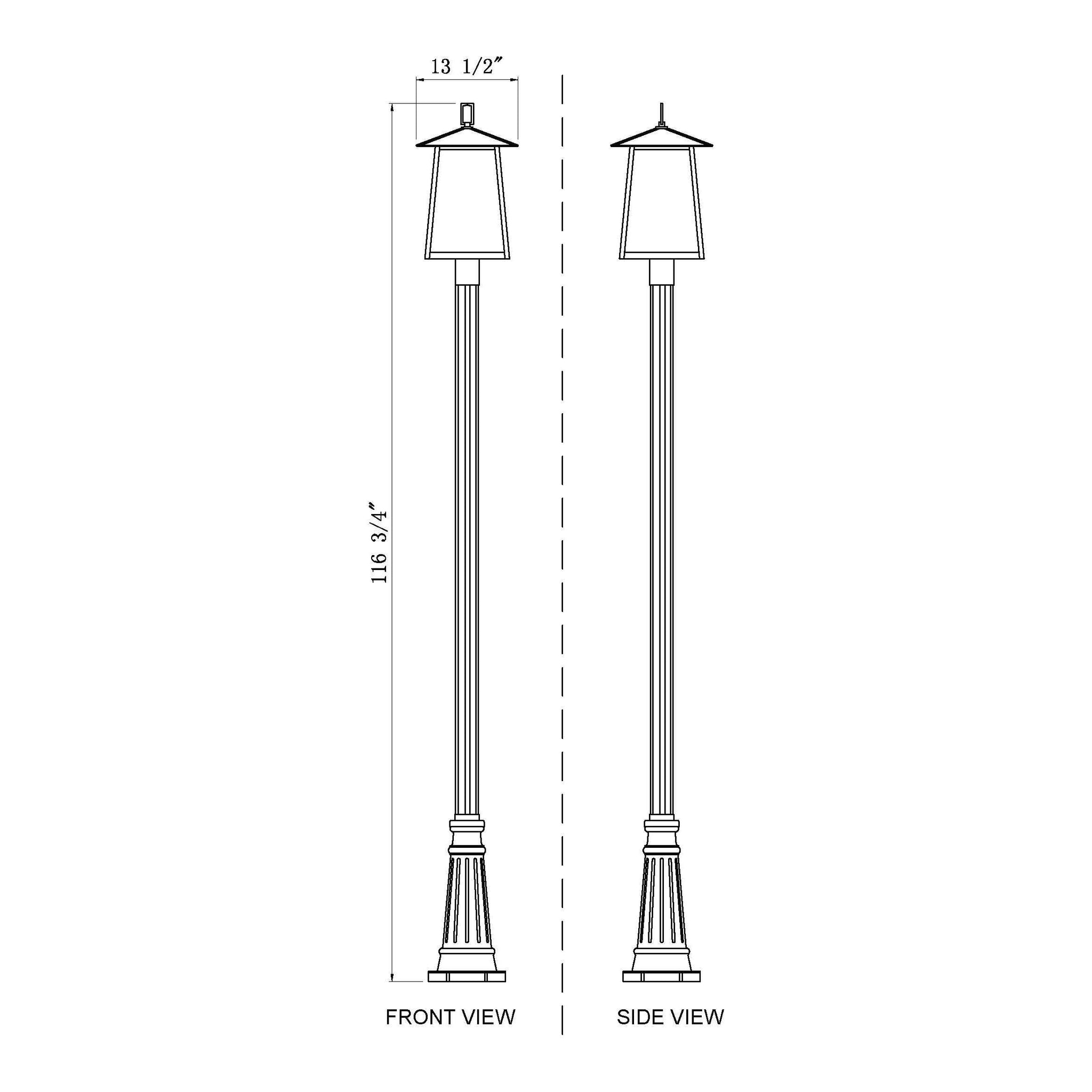 Rainer 4-Light Outdoor Post Mounted Fixture