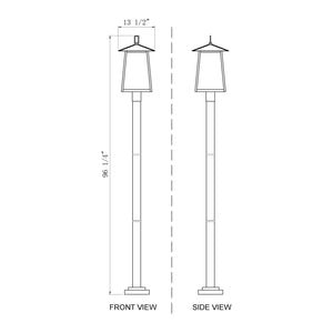 Rainer 4-Light Outdoor Post Mounted Fixture