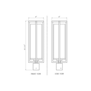 Aura 1-Light Outdoor Post Mount Fixture