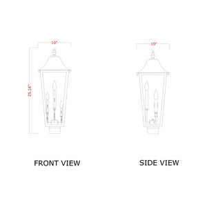 Gannon 3-Light Outdoor Post Mount Fixture